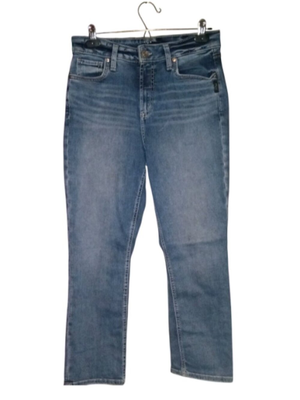 Silver Jeans Avery Capri Women’s 30 Blue Selvedge - Picture 1 of 13
